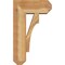 Ekena Millwork Westlake Craftsman Rough Sawn Bracket w/ Offset Brace, Western Red Cedar, 8"W x 18"D x 30"H BKT0806X18X30WTL04RWR - alternate 4
